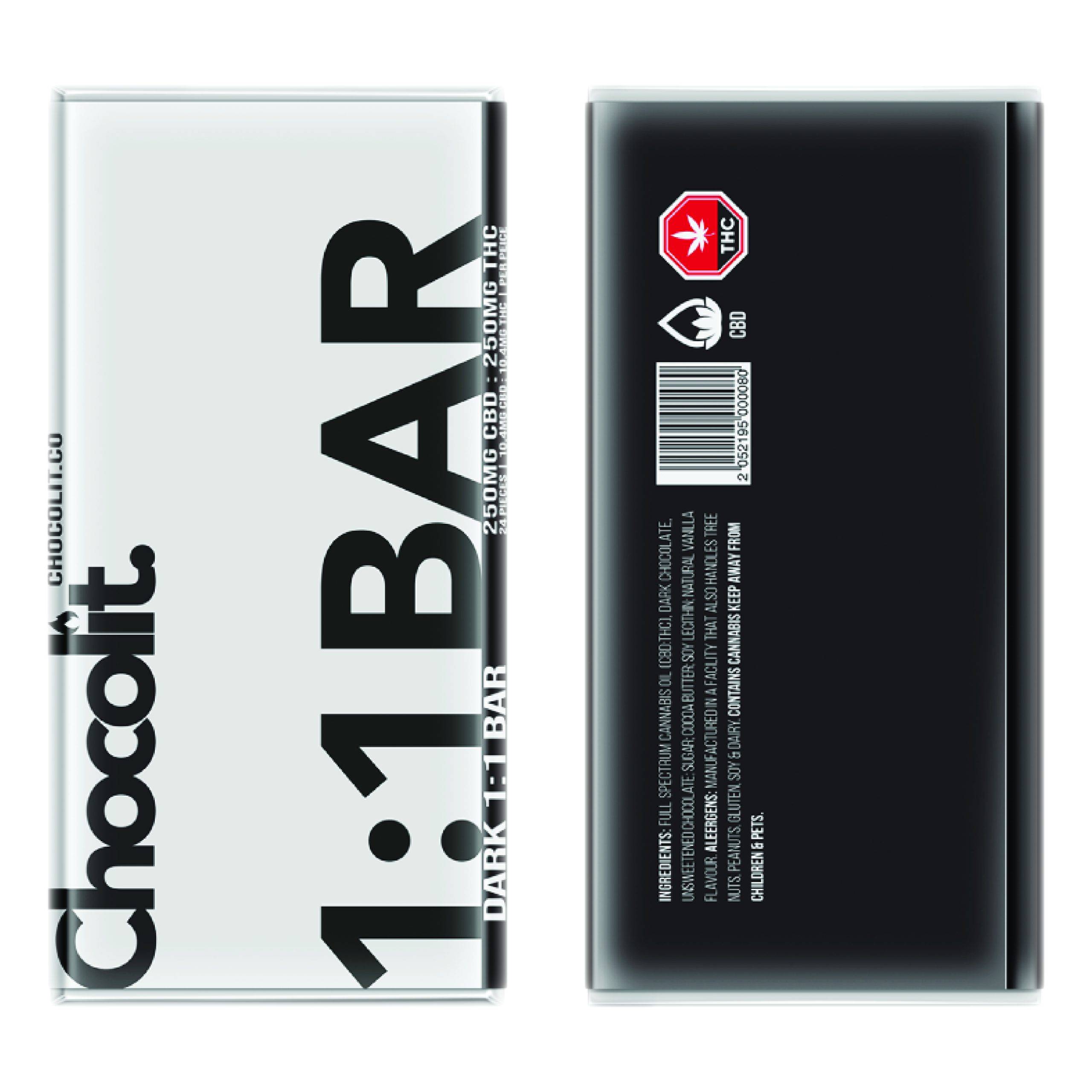 dark chocolate bar