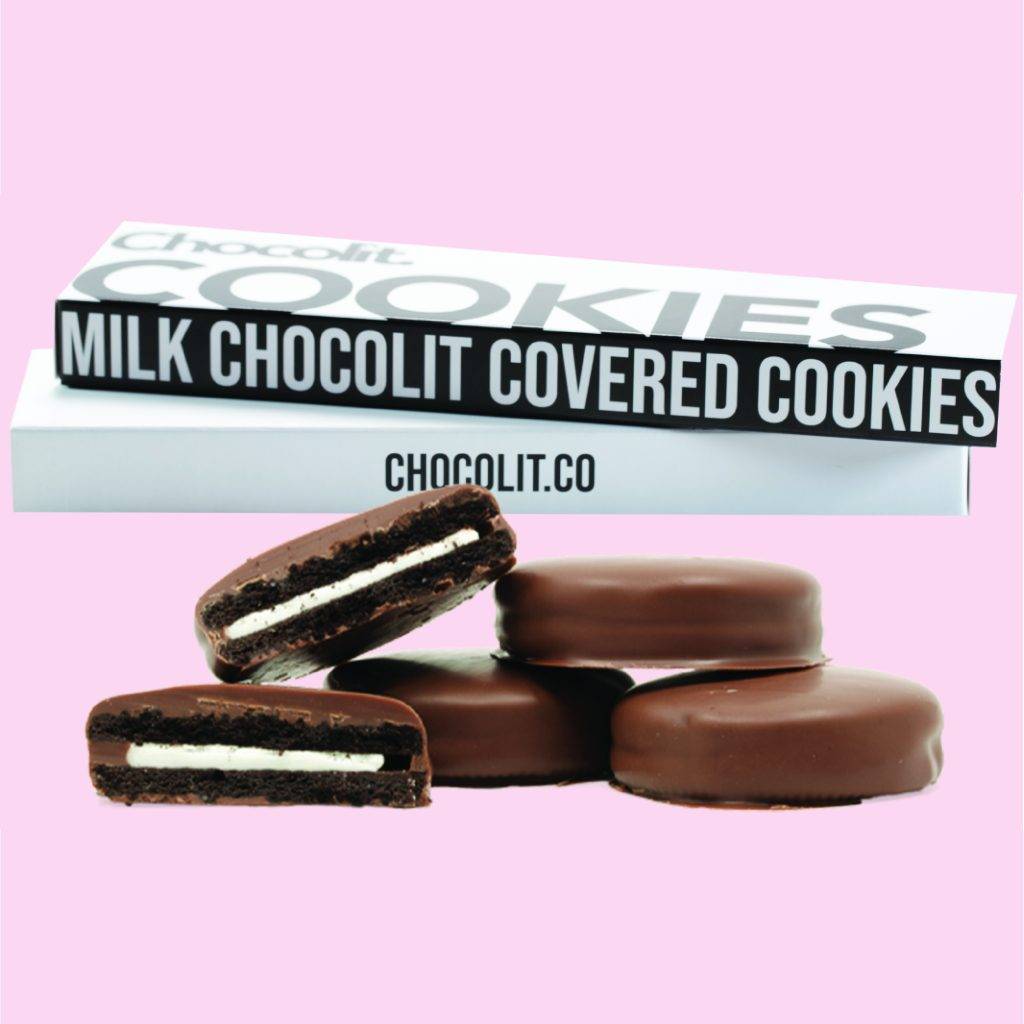 Chocolit Milk Chocolate Covered Cookies 400mg THC