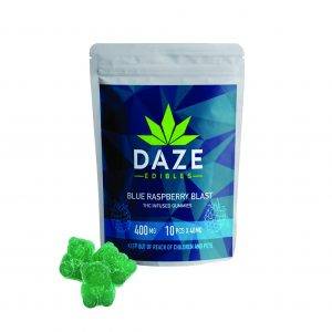Blue Raspberry Blasts Daze Edibles