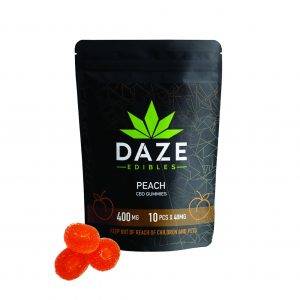 Peach CBD Dazed Edibles