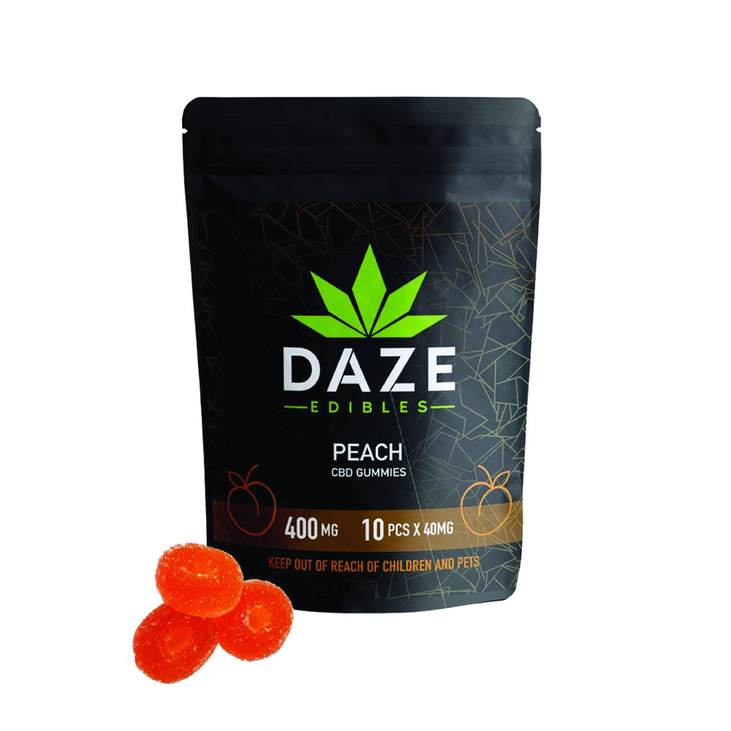 Peach CBD Dazed Edibles