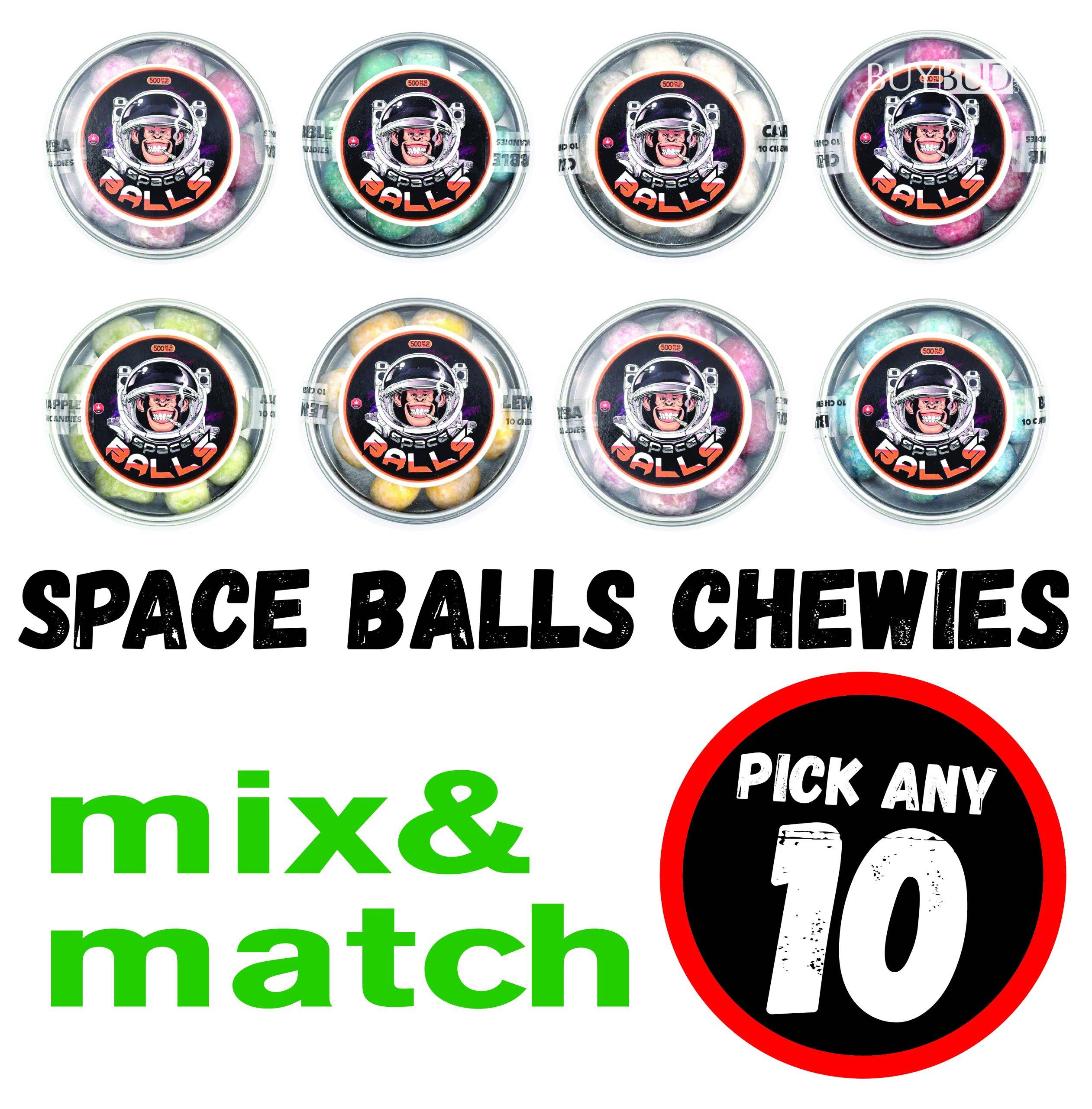Space Balls Edibles 10 Packs