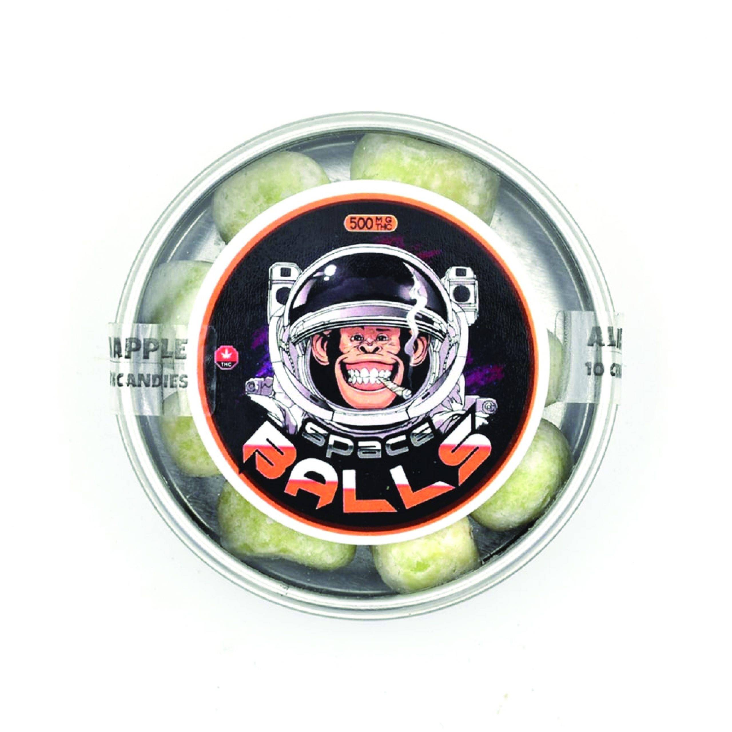 Alien Green Apple Space Balls