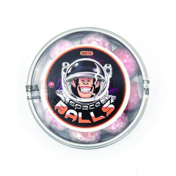 mixed berry space balls