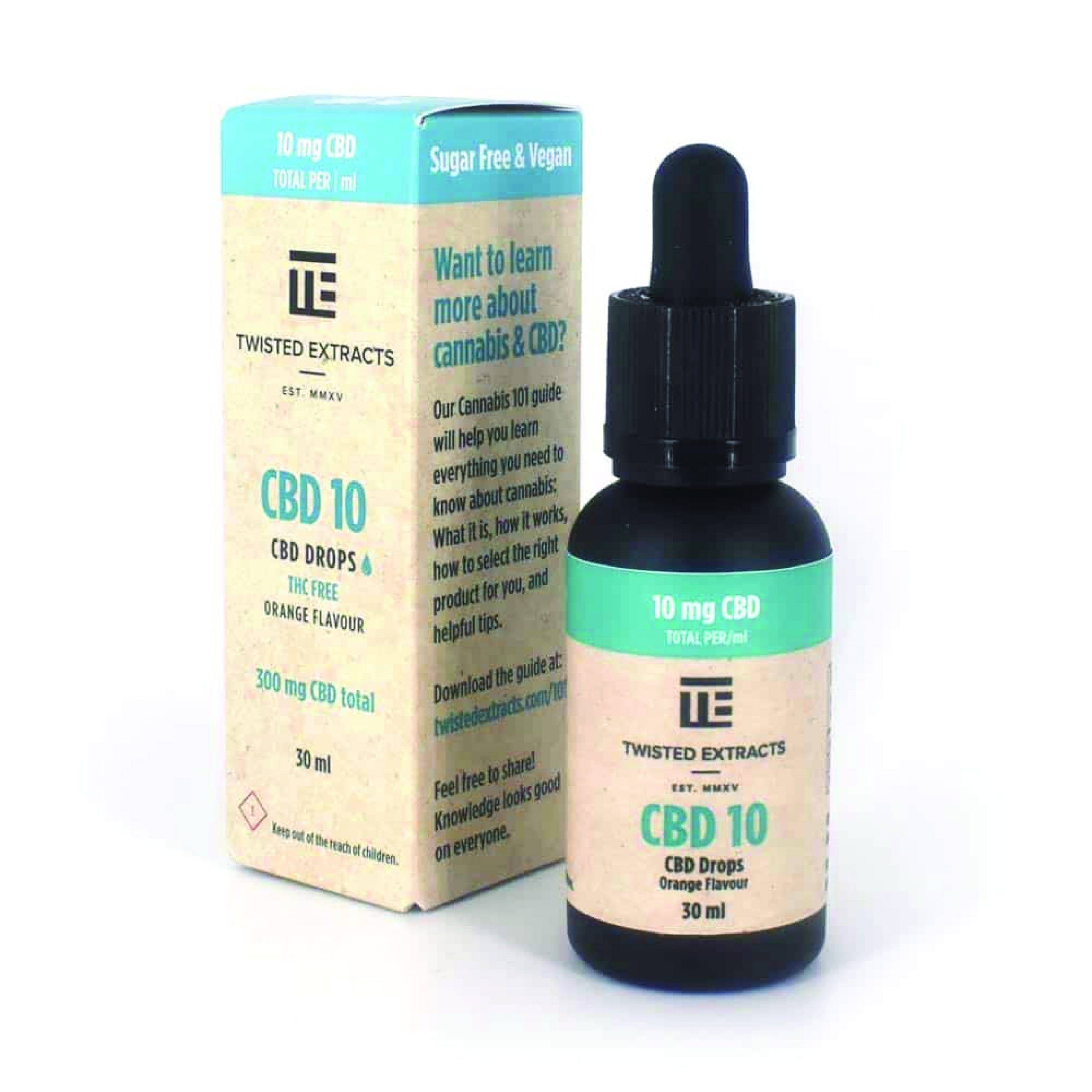 Twisted Extracts CBD 10 Oil Drops