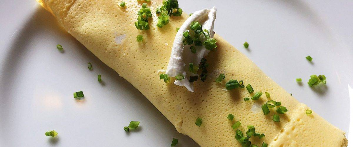 Cannabis Infused Omelette with Wild Mushrooms and Gruyere Cheese