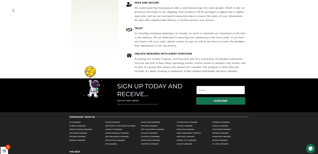 newsletter sign up location 3