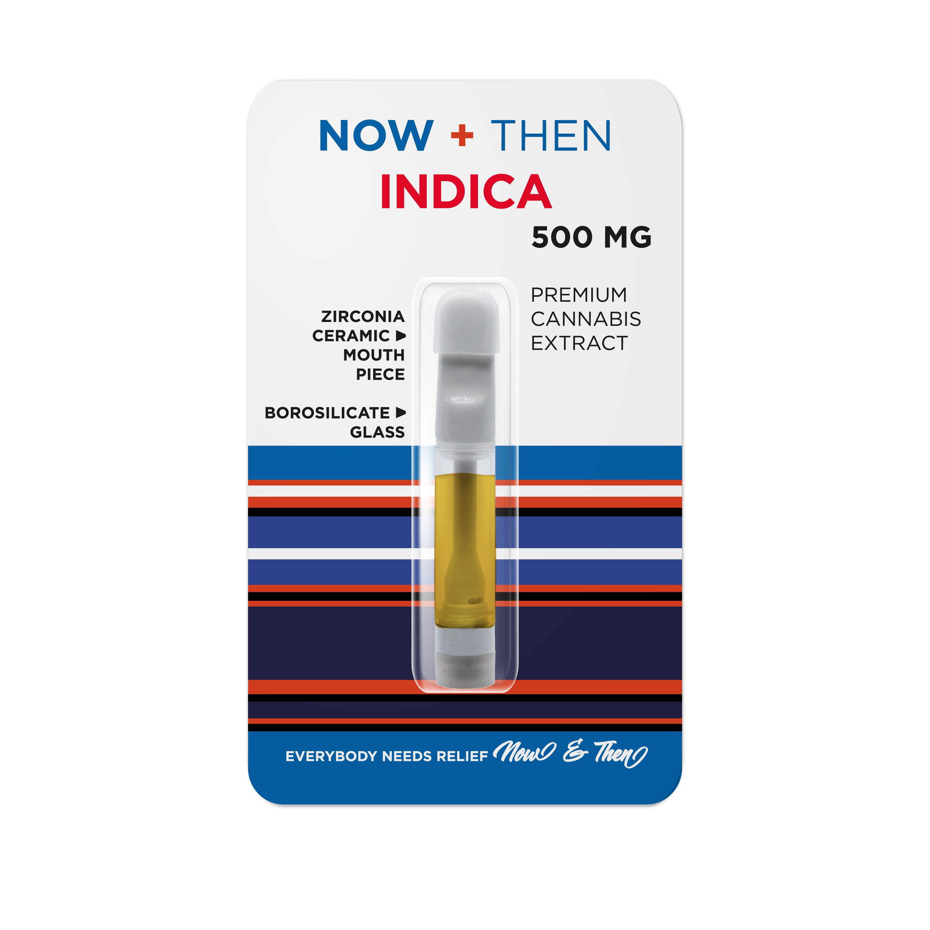 indica THC vape cartridge 500mg