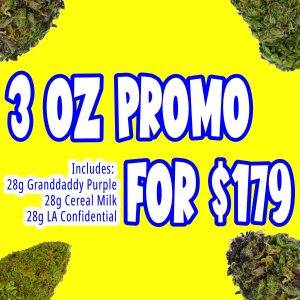3 oz promo