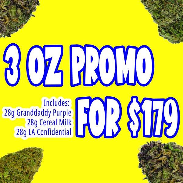 3 oz promo