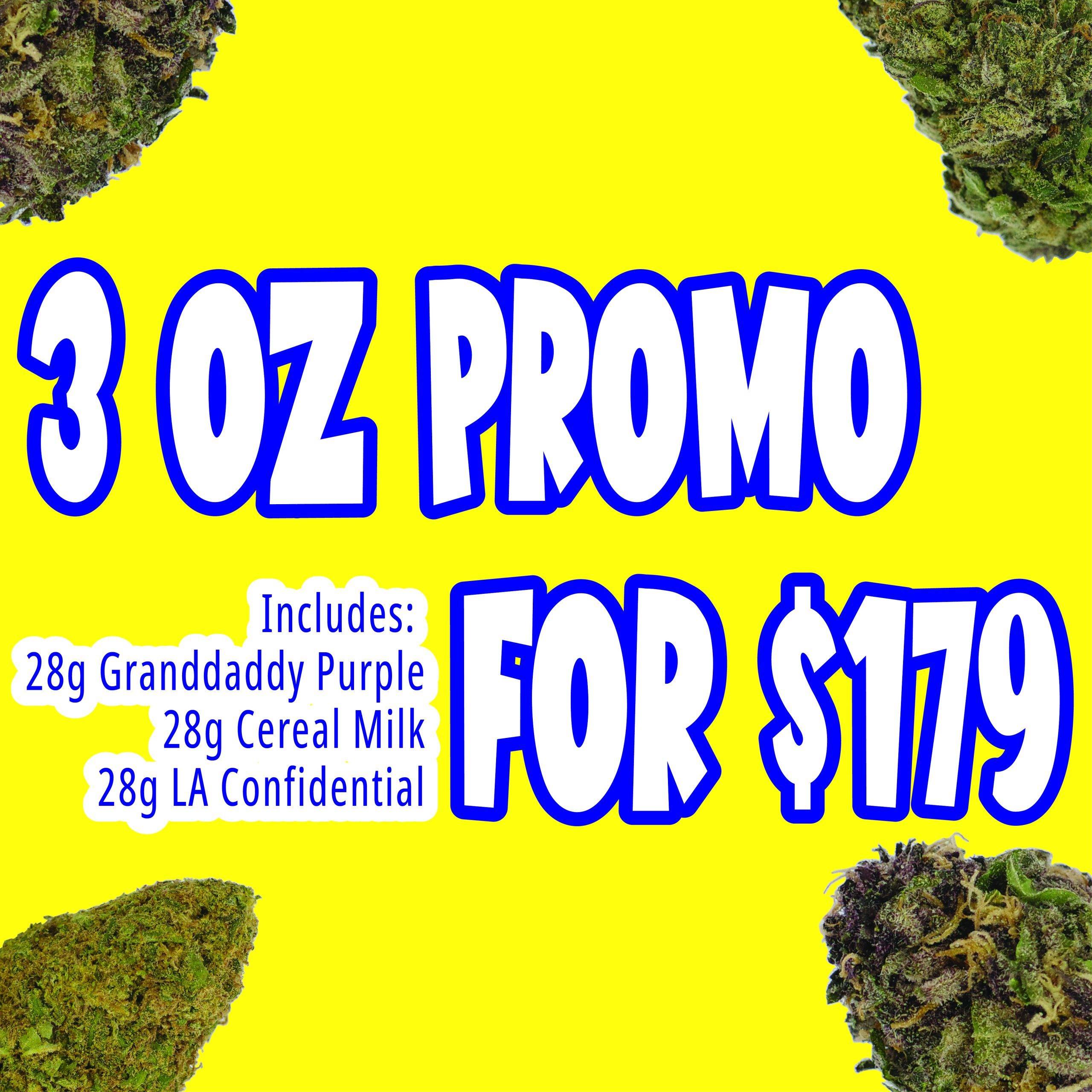 3 oz promo