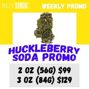 huckleberry soda cannabis promo