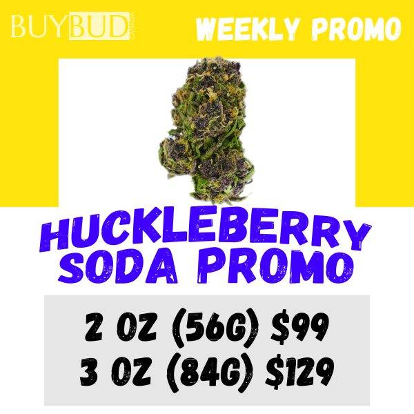 huckleberry soda cannabis promo