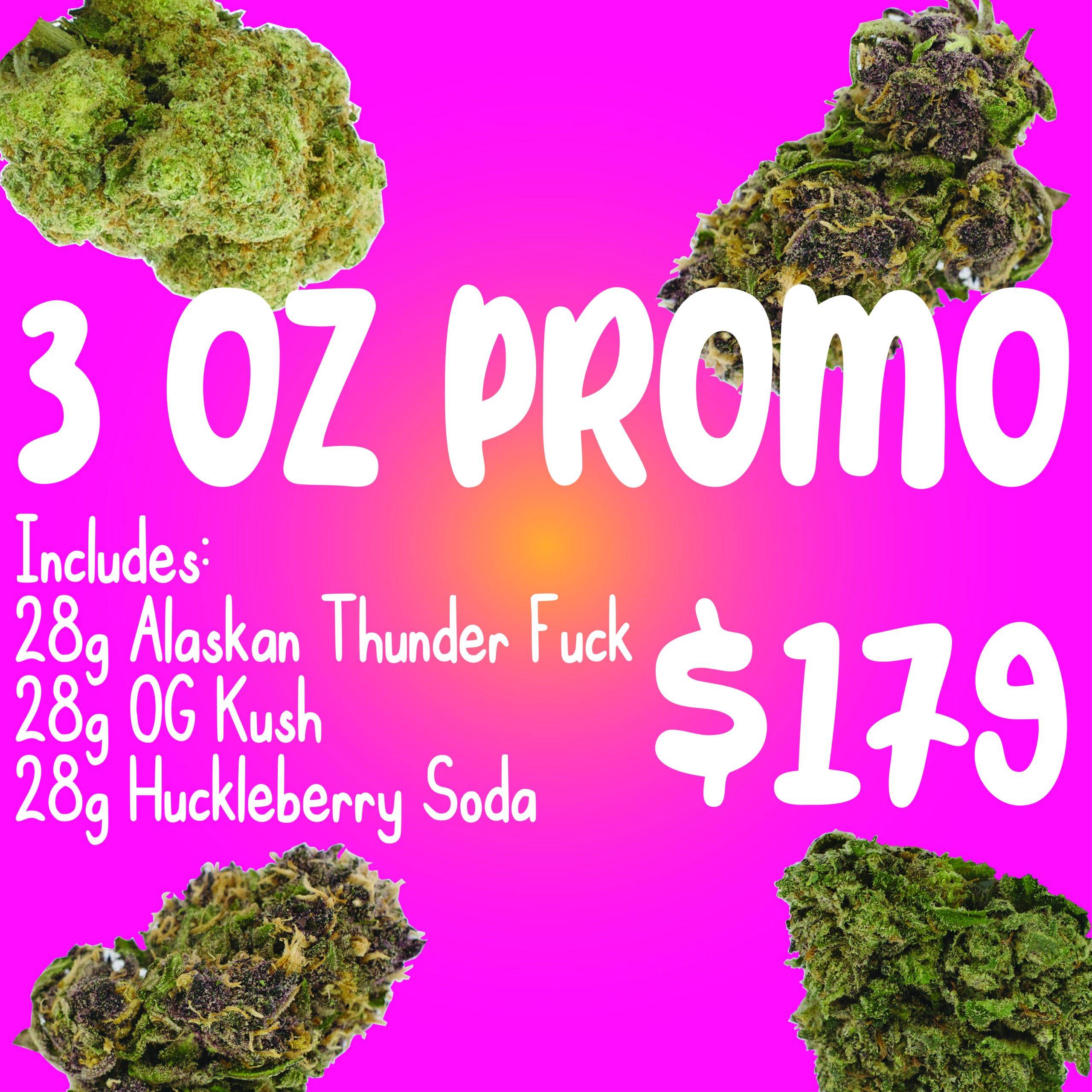 3 oz promo