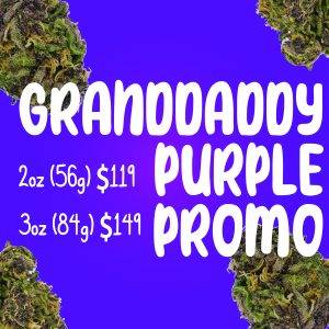 granddaddy purple cannabis promo