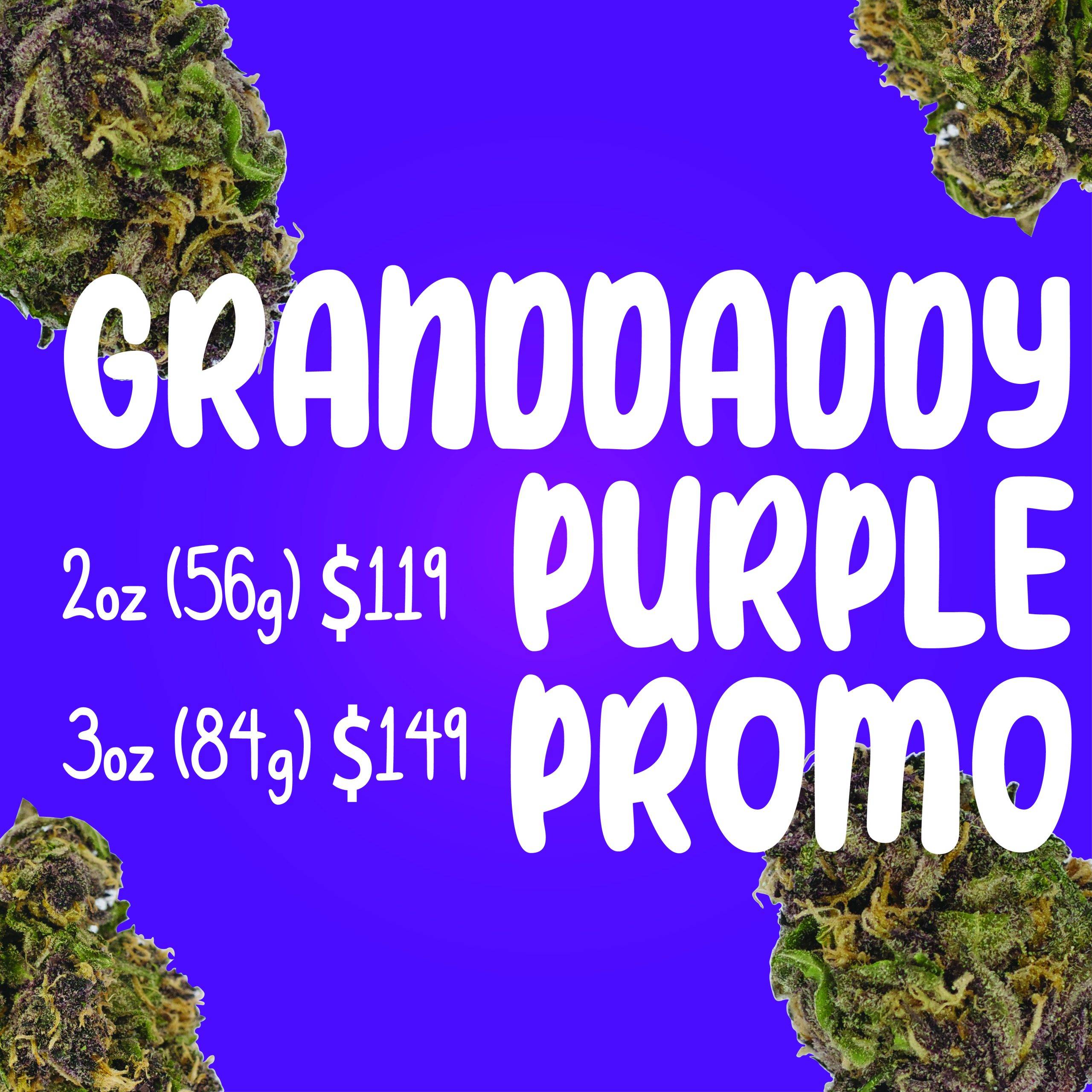 granddaddy purple cannabis promo