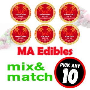 pick any 10 ma edibles