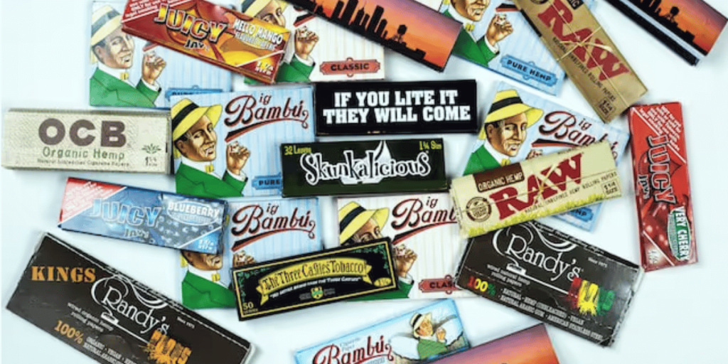 rolling papers on table buy bud canada