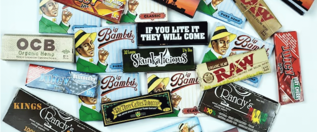rolling papers on table buy bud canada