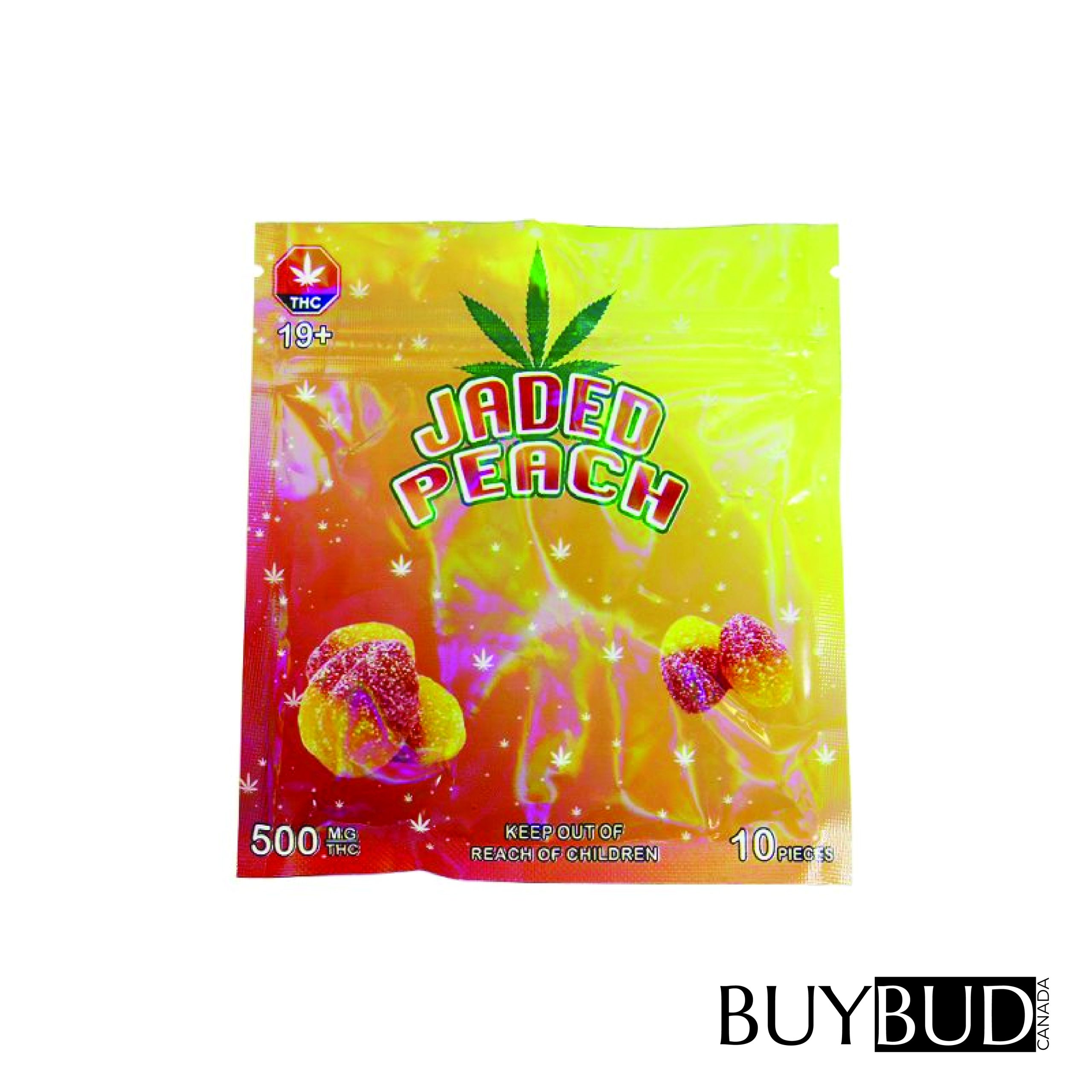 jaded peach THC gummies