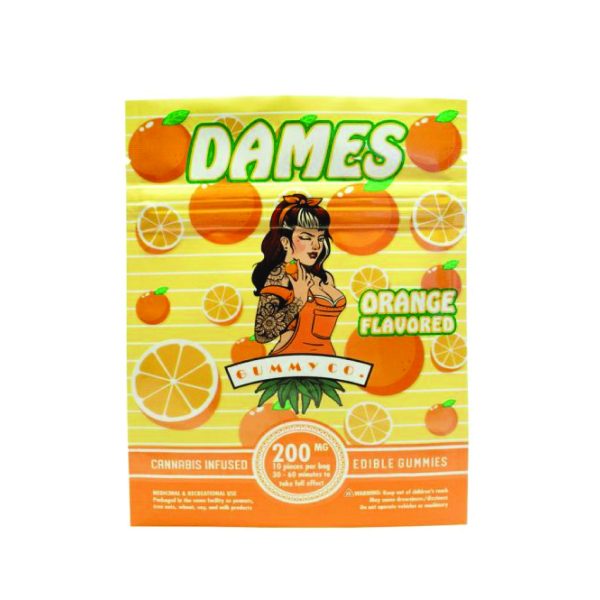 dames orange thc gummies
