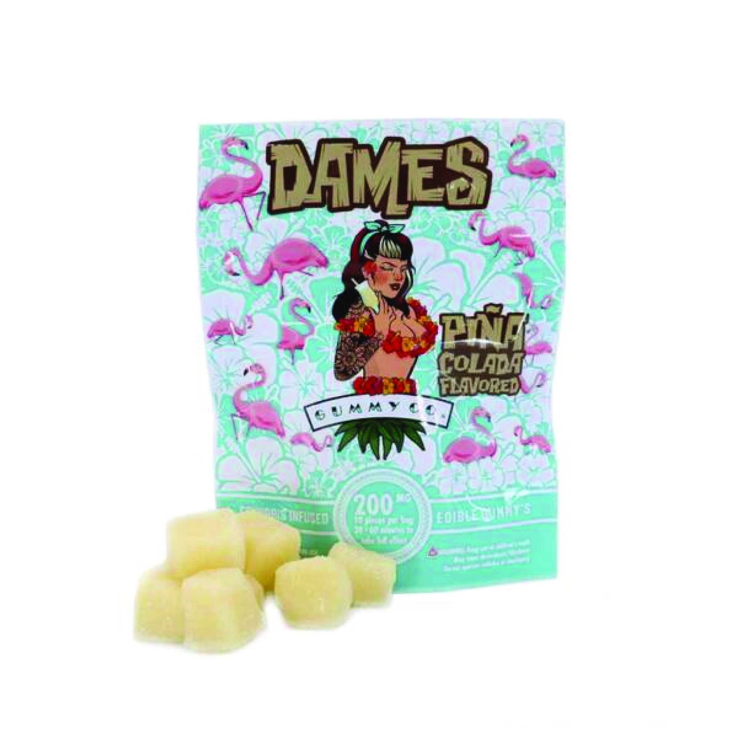 Dames Pina Colada THC Gummies