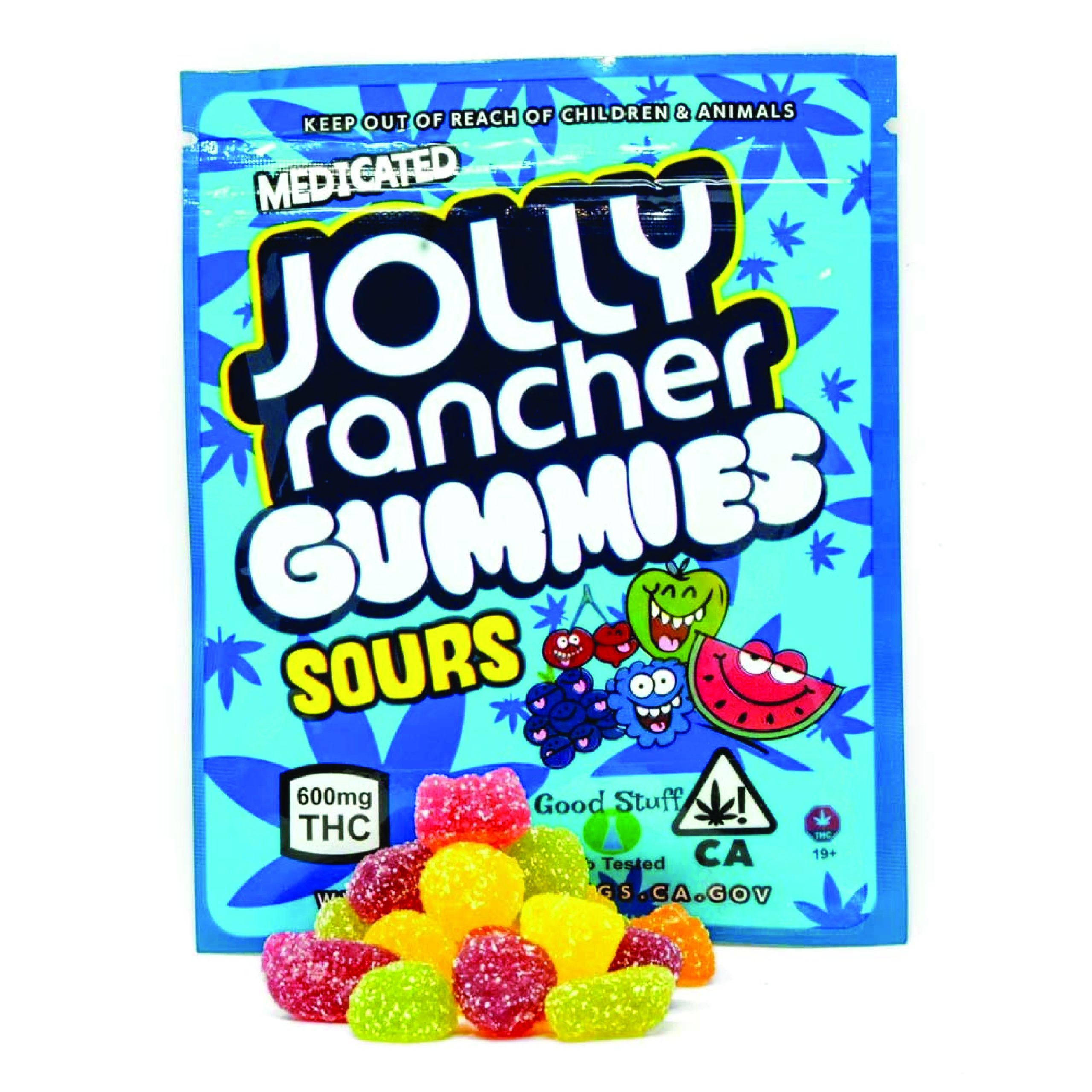 jolly THC sour gummies